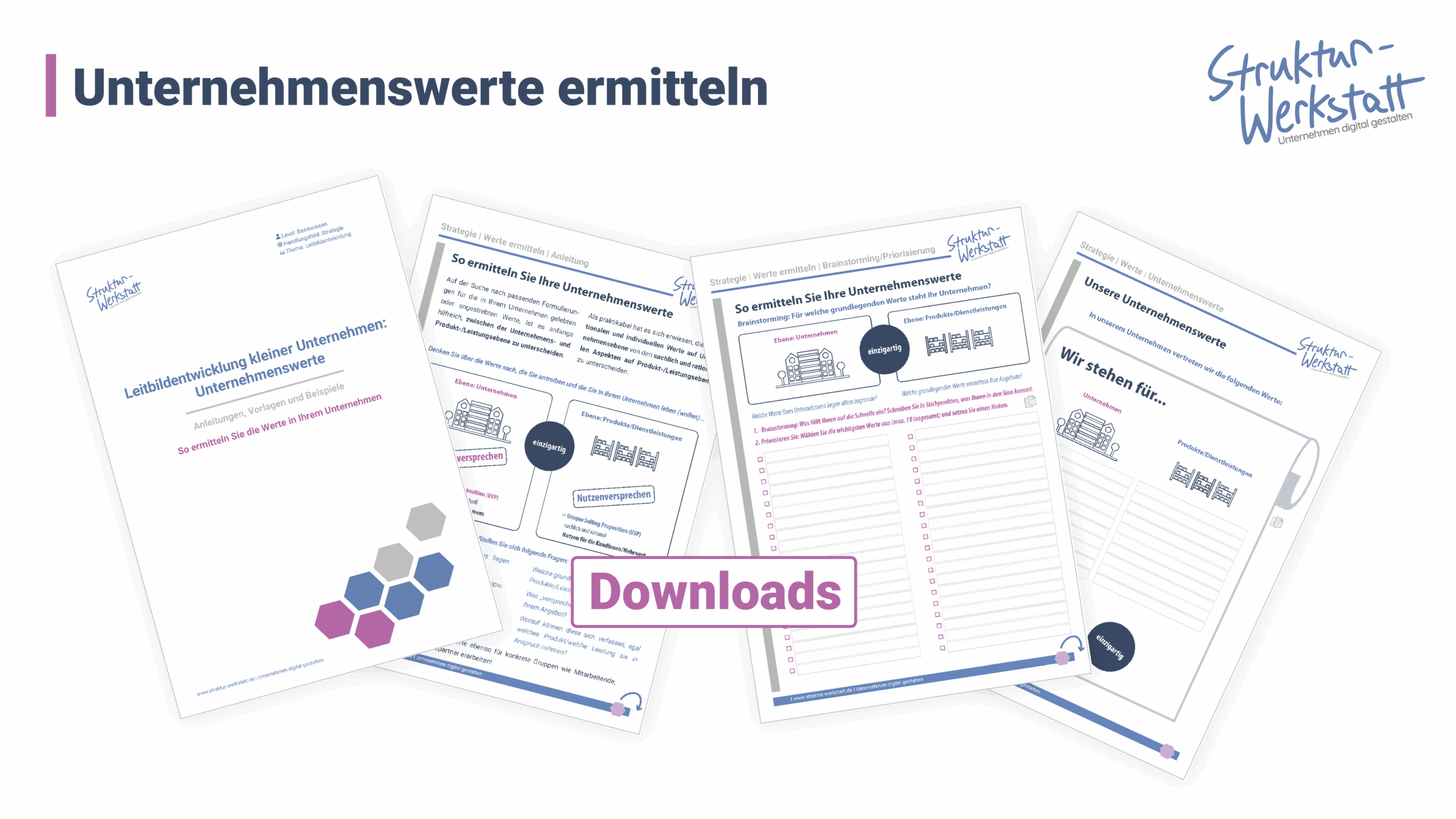 Preview Downloads Leitbild Werte ermitteln