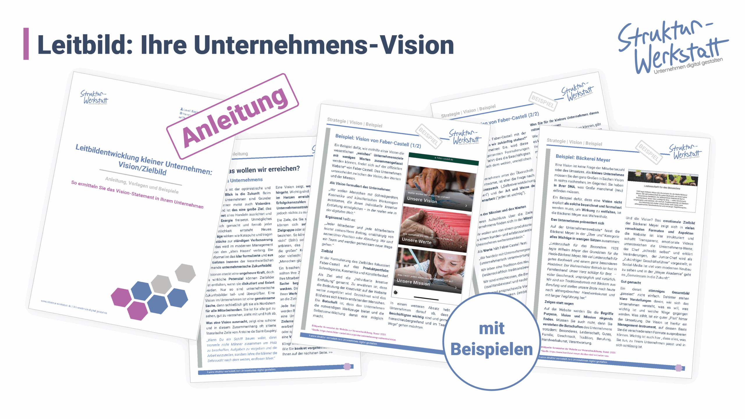Preview Anleitung Leitbild entwickeln Vision