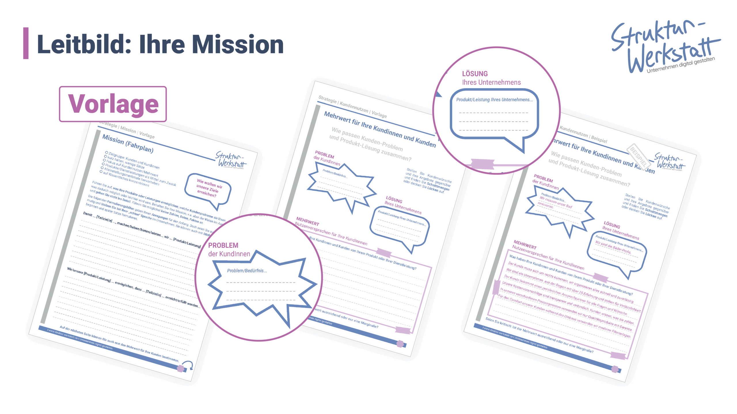 Preview Vorlage Leitbild entwickeln Mission