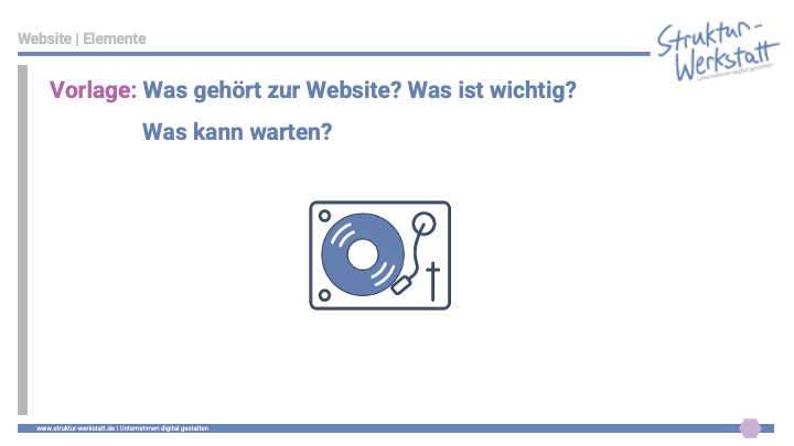 Preview Video-Kurs Grundlagen der Website-Erstellung Schritt 4 Struktur 2
