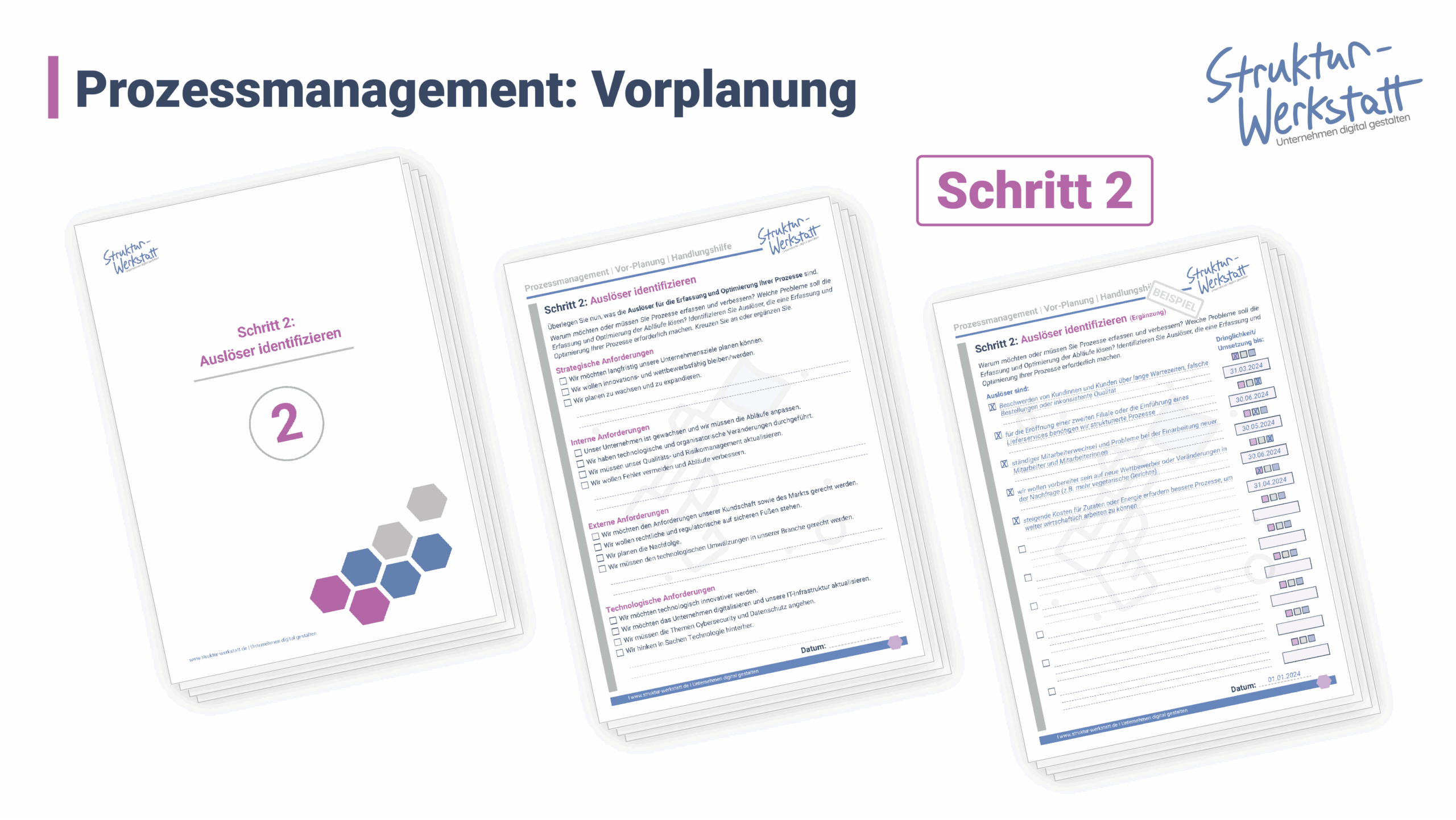 Preview Anleitung Prozessmanagement Vorplanung Schritt 2 Auslöser