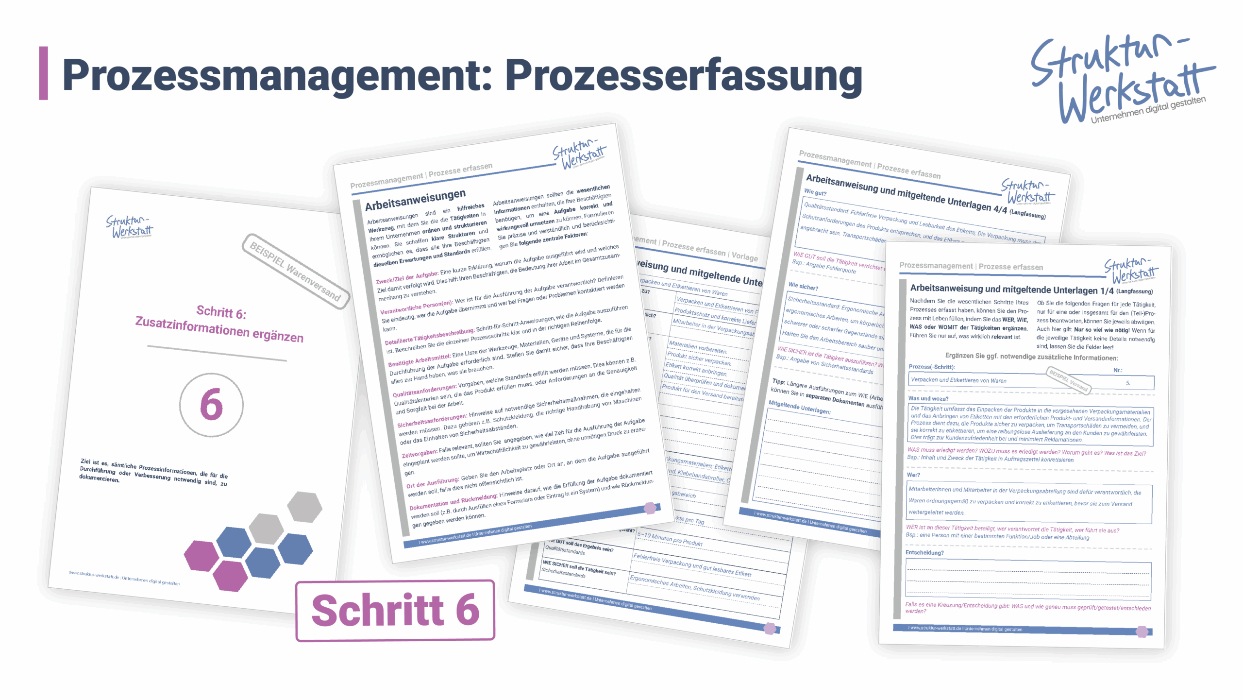 Preview Anleitung Prozessmanagement Prozesserfassung Schritt 6 Zusatzinfos
