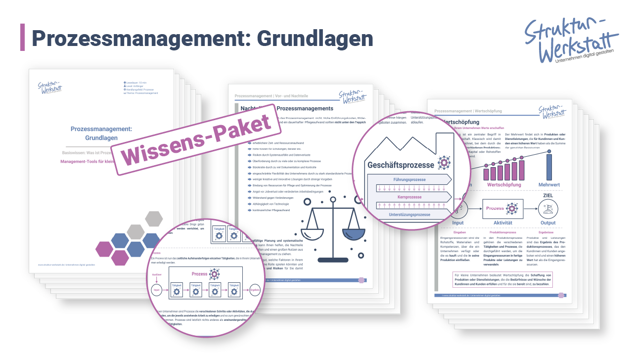 Preview Skript Grundlagen des Prozessmanagements