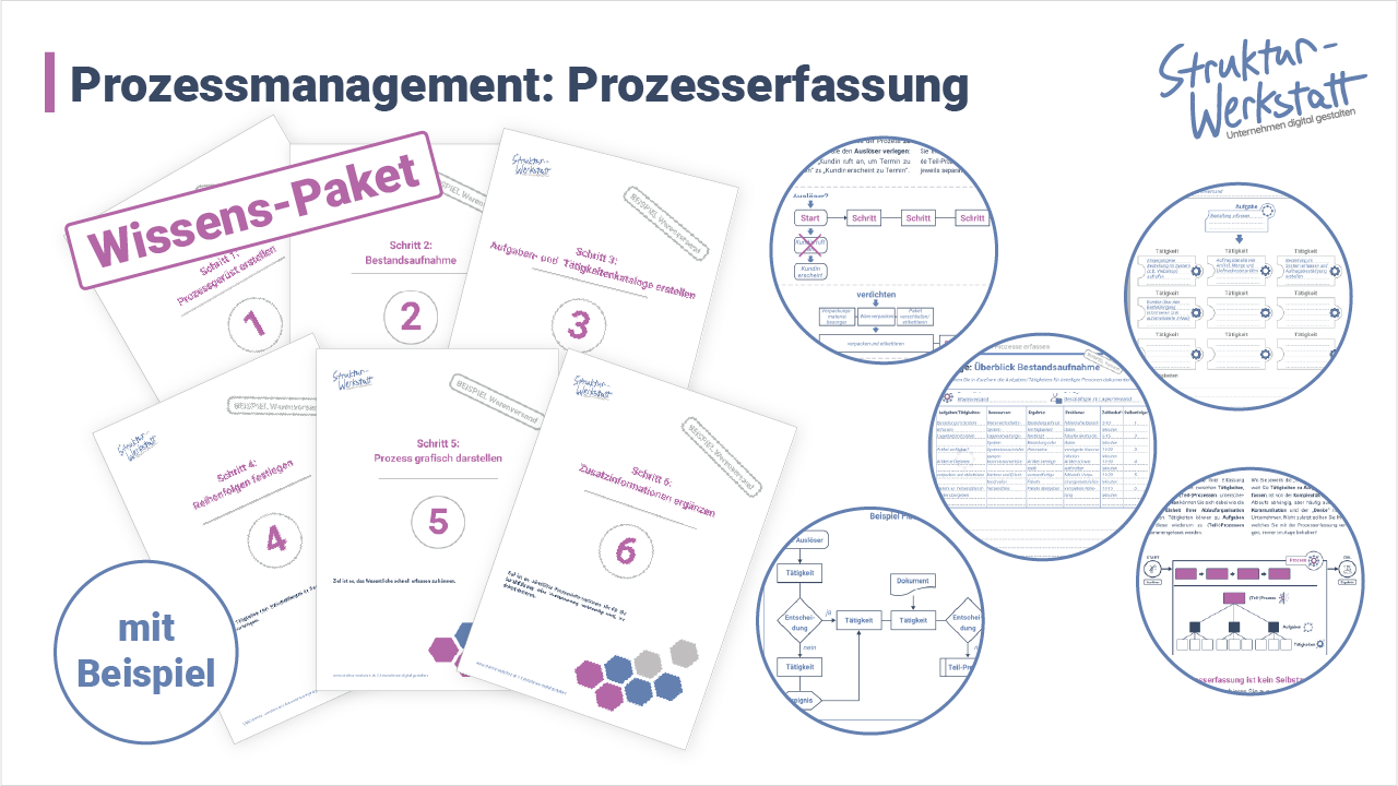 Preview Wissens-Paket Prozesserfassung mit Beispiel