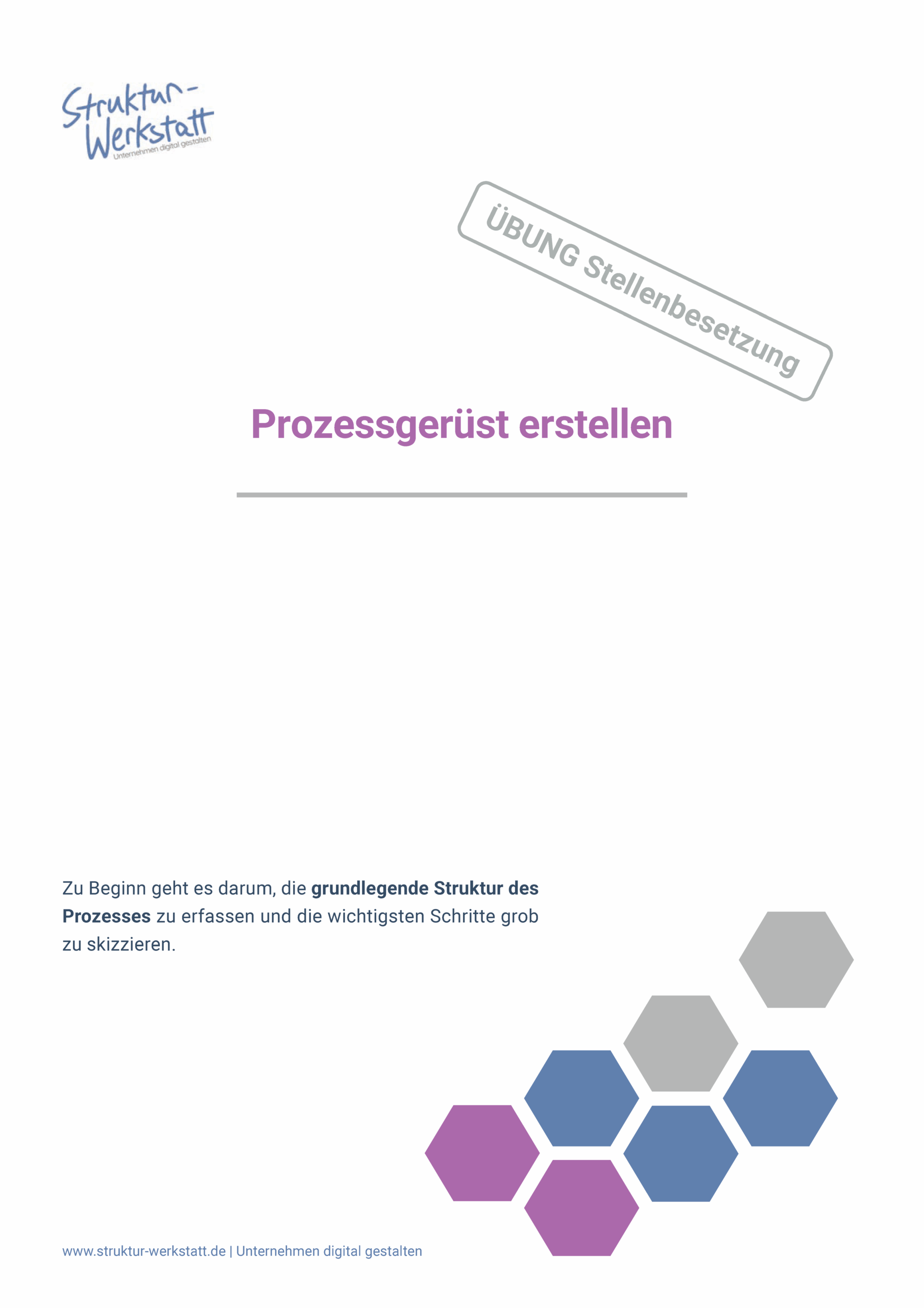 Preview Übung Prozesserfassung Schritt 1 Prozessgerüst